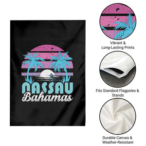Vintage Nassau Garden Flag Tropical Island Palm Trees Beach Bahamas Vacation TS10 Print Your Wear