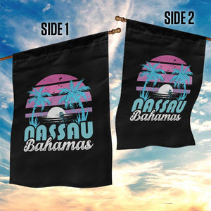Vintage Nassau Garden Flag Tropical Island Palm Trees Beach Bahamas Vacation TS10 Print Your Wear