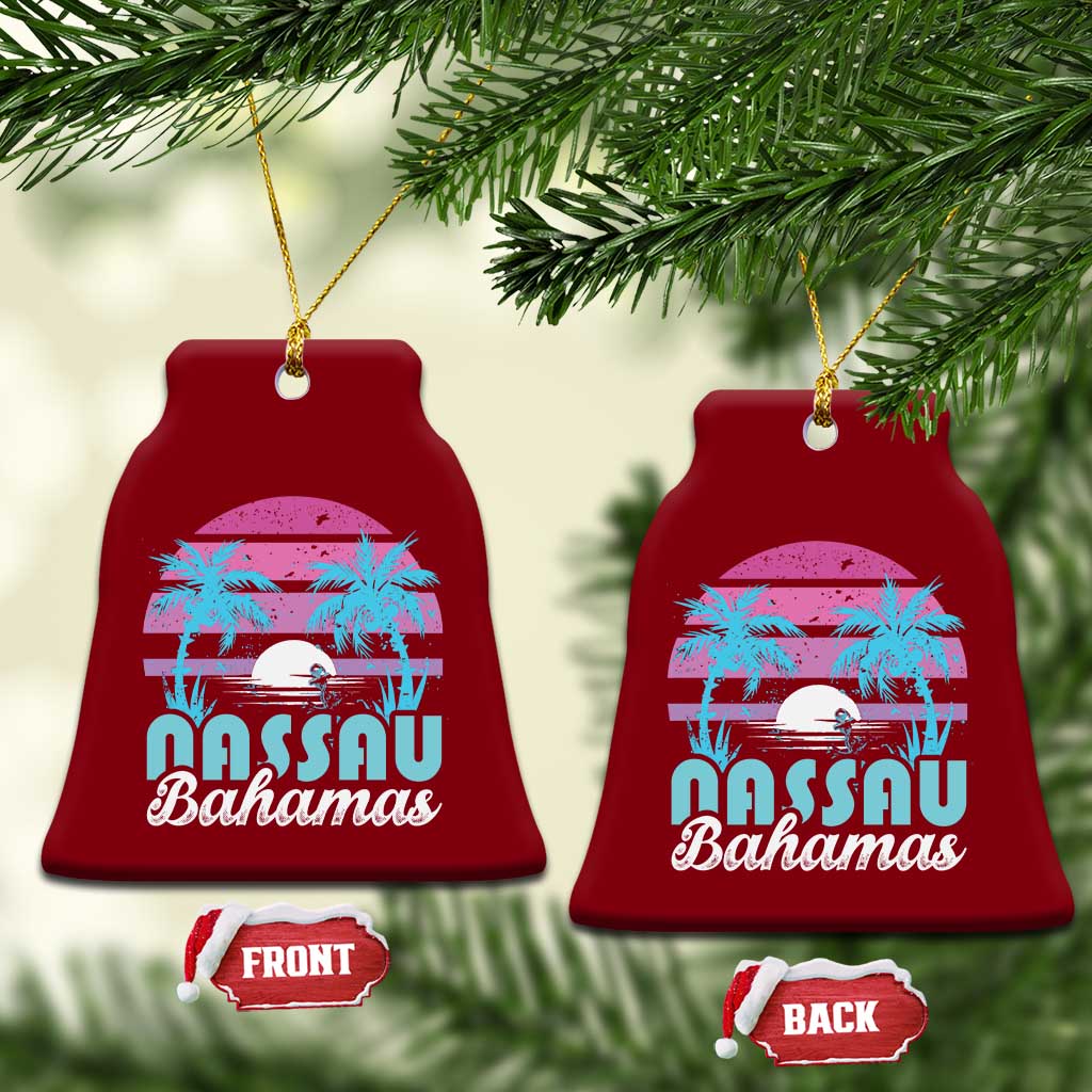 Vintage Nassau Ceramic Ornament Tropical Island Palm Trees Beach Bahamas Vacation TS10 Print Your Wear