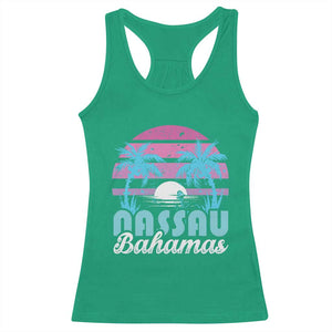Vintage Nassau Racerback Tank Top Tropical Island Palm Trees Beach Bahamas Vacation TS10 Irish Green Print Your Wear