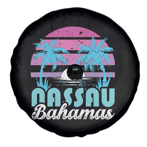 Vintage Nassau Spare Tire Cover Tropical Island Palm Trees Beach Bahamas Vacation TS10 Print Your Wear