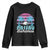 Vintage Nassau Youth Sweatshirt Tropical Island Palm Trees Beach Bahamas Vacation TS10 Black Print Your Wear