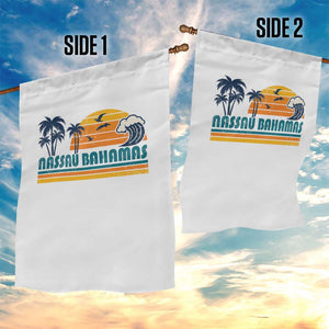 Vintage Nassau Garden Flag Bahamas Vacation Beach Summer Retro Sunset TS10 Print Your Wear