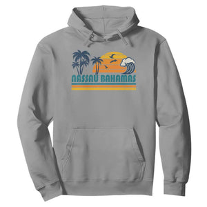 Vintage Nassau Hoodie Bahamas Vacation Beach Summer Retro Sunset TS10 Sport Gray Print Your Wear