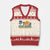 Vintage Nassau V-Neck Knit Sweater Vest Bahamas Vacation Beach Summer Retro Sunset TS10 Beige Red Print Your Wear
