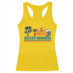 Vintage Nassau Racerback Tank Top Bahamas Vacation Beach Summer Retro Sunset TS10 Daisy Print Your Wear