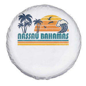 Vintage Nassau Spare Tire Cover Bahamas Vacation Beach Summer Retro Sunset TS10 Print Your Wear
