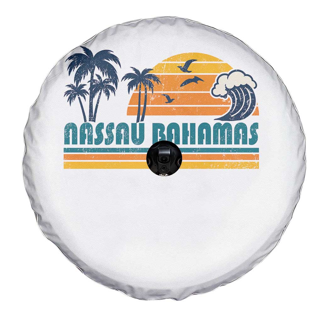 Vintage Nassau Spare Tire Cover Bahamas Vacation Beach Summer Retro Sunset TS10 Print Your Wear