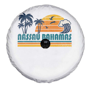 Vintage Nassau Spare Tire Cover Bahamas Vacation Beach Summer Retro Sunset TS10 Print Your Wear