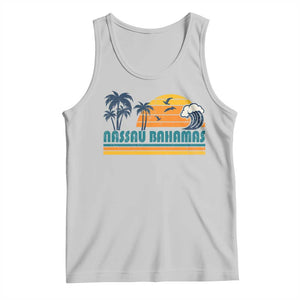 Vintage Nassau Tank Top Bahamas Vacation Beach Summer Retro Sunset TS10 Ash Print Your Wear