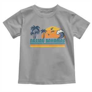 Vintage Nassau Toddler T Shirt Bahamas Vacation Beach Summer Retro Sunset TS10 Sport Gray Print Your Wear