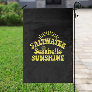 Saltwater Seashells Sunshine Garden Flag Beach Summer Vacation Vintage 70's Retro TS10 Print Your Wear