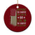 Social Justice Ceramic Ornament Support The Country You Live In American Flag - Print Your Wear
