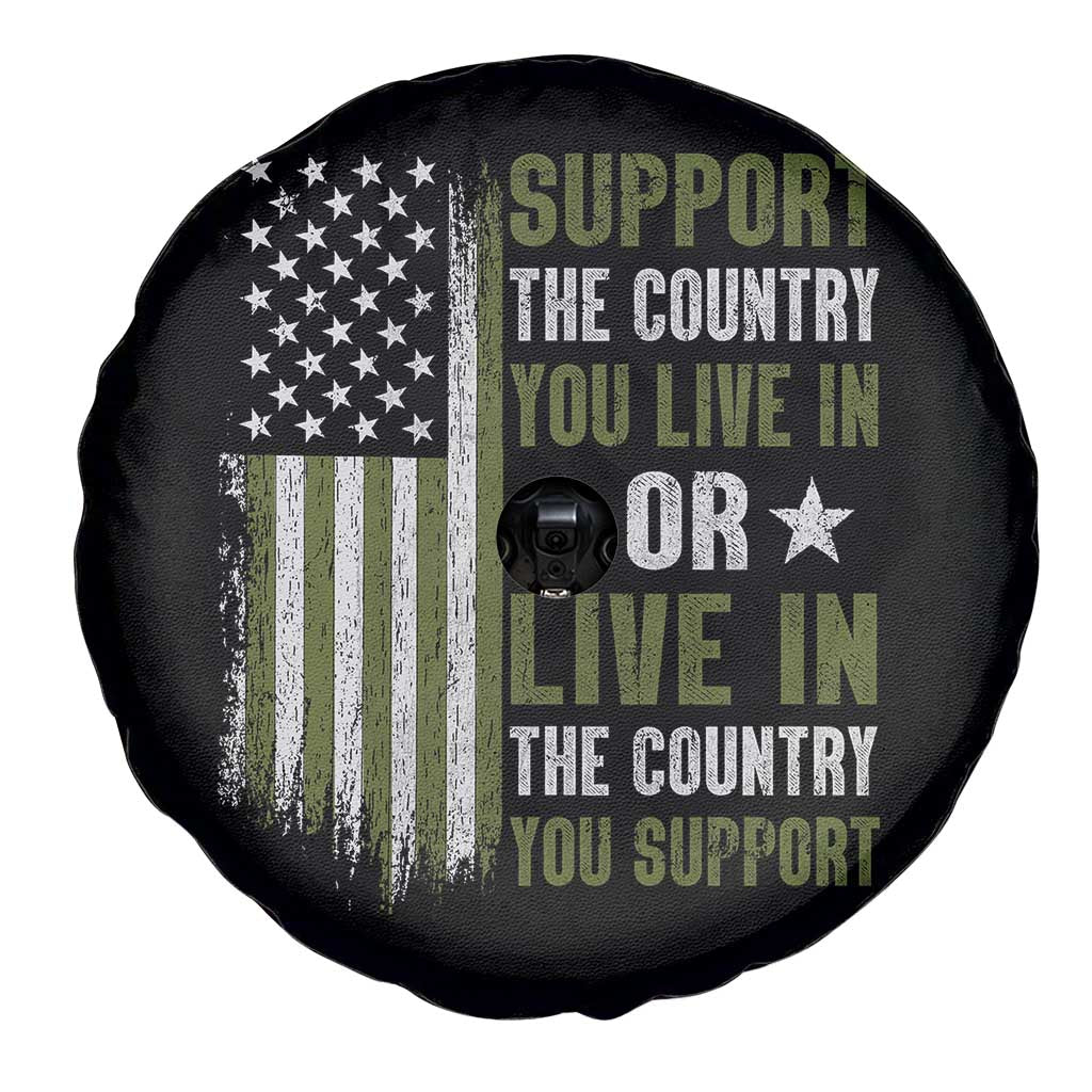 Social Justice Spare Tire Cover Support The Country You Live In American Flag TS10 Print Your Wear
