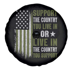 Social Justice Spare Tire Cover Support The Country You Live In American Flag TS10 Print Your Wear
