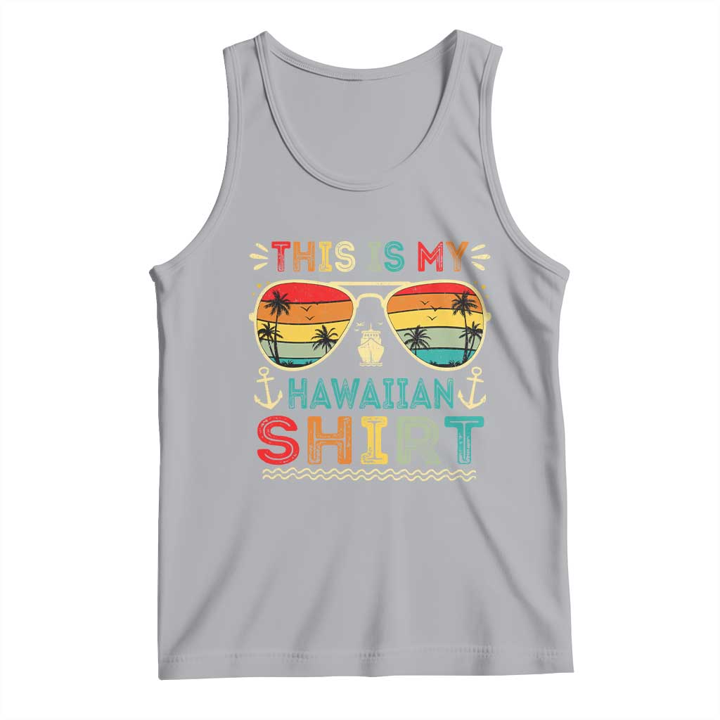 This Is My Hawaiian Tank Top Tropical Luau Costume Party Hawaii TS10 Athletic Heather Print Your Wear