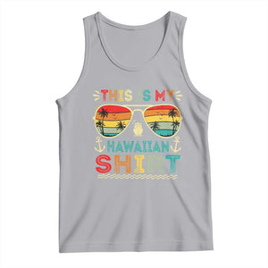 This Is My Hawaiian Tank Top Tropical Luau Costume Party Hawaii TS10 Athletic Heather Print Your Wear