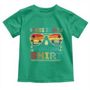 This Is My Hawaiian Toddler T Shirt Tropical Luau Costume Party Hawaii TS10 Irish Green Print Your Wear