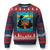 Bahamian Girl Ugly Christmas Sweater Melanin Afro Messy Bun Black Woman Bahamas Flag TS10 Navy Red Print Your Wear