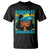 Bahamian Girl T Shirt Melanin Afro Messy Bun Black Woman Bahamas Flag TS10 Black Print Your Wear