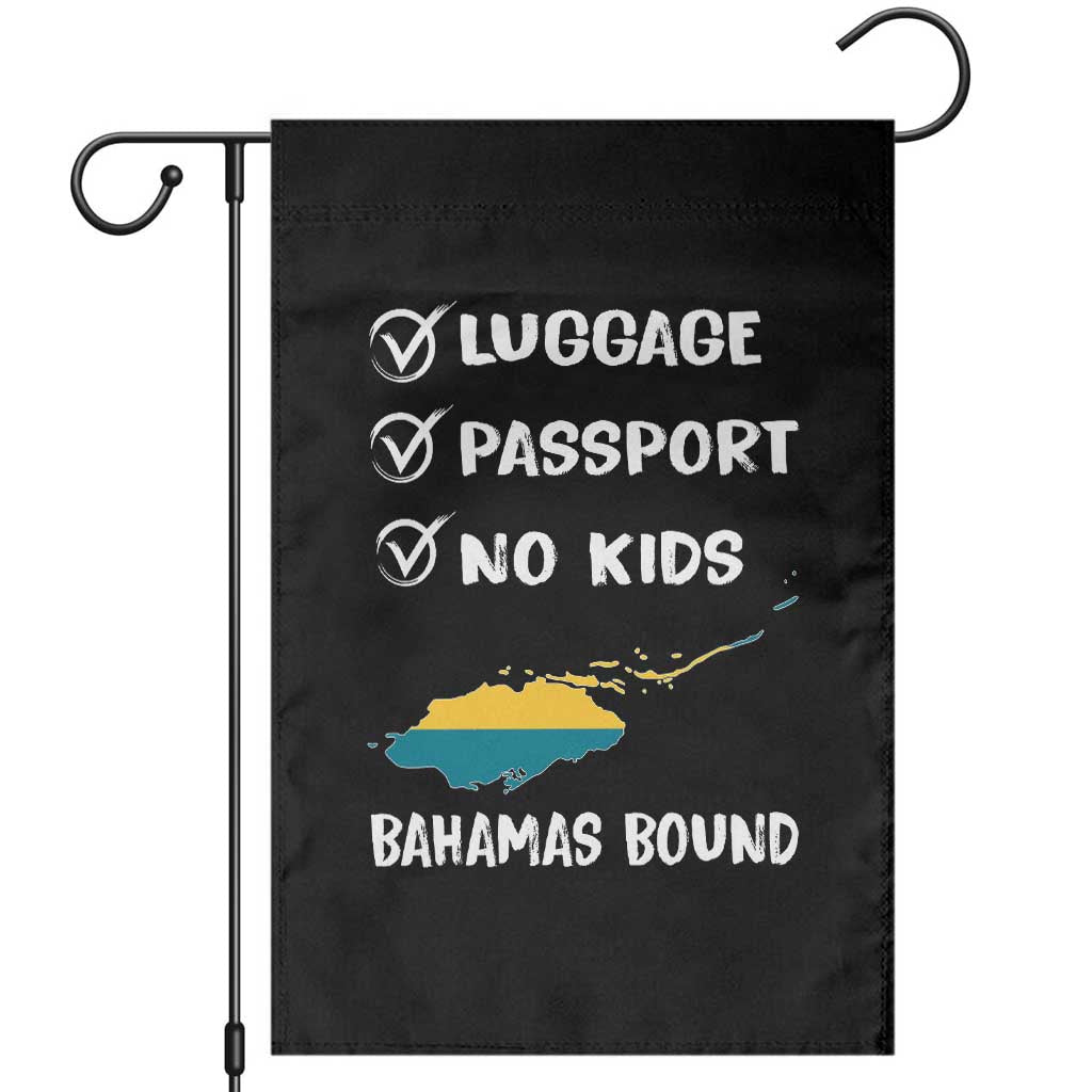 Bahamas Vacation Garden Flag Funny Tropical Island Summer Travel TS10 Black Print Your Wear