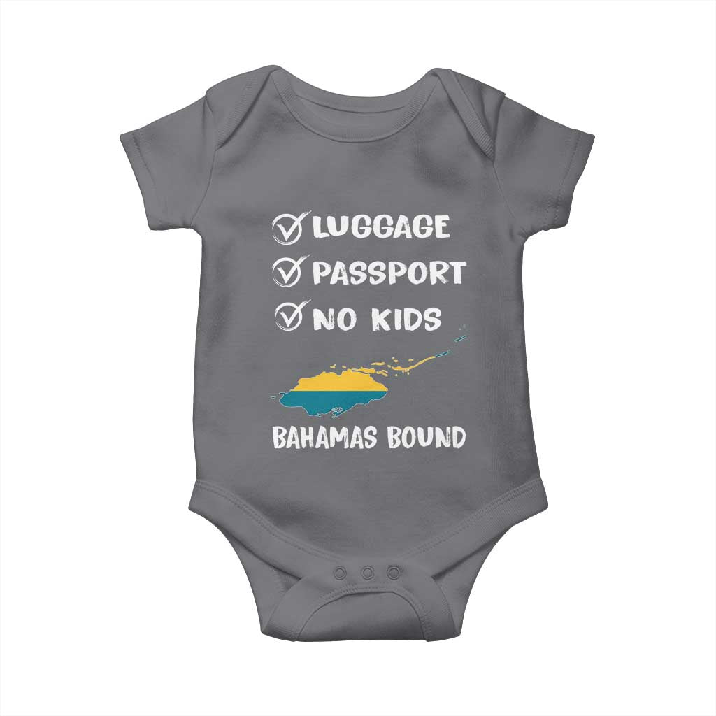 Bahamas Vacation Baby Onesie Funny Tropical Island Summer Travel TS10 Charcoal Print Your Wear