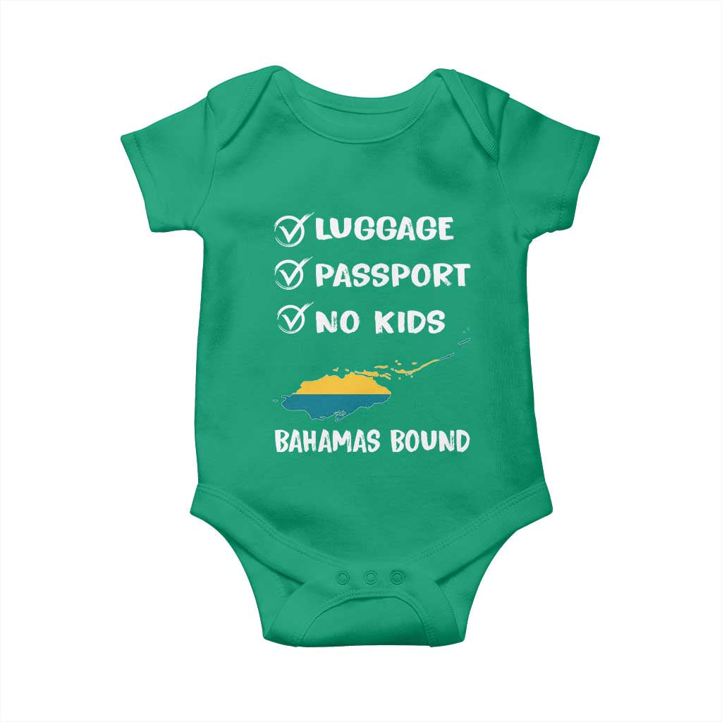 Bahamas Vacation Baby Onesie Funny Tropical Island Summer Travel TS10 Irish Green Print Your Wear