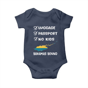 Bahamas Vacation Baby Onesie Funny Tropical Island Summer Travel TS10 Navy Print Your Wear