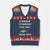 Bahamas Vacation V-Neck Knit Sweater Vest Funny Tropical Island Summer Travel TS10 Navy Red Print Your Wear