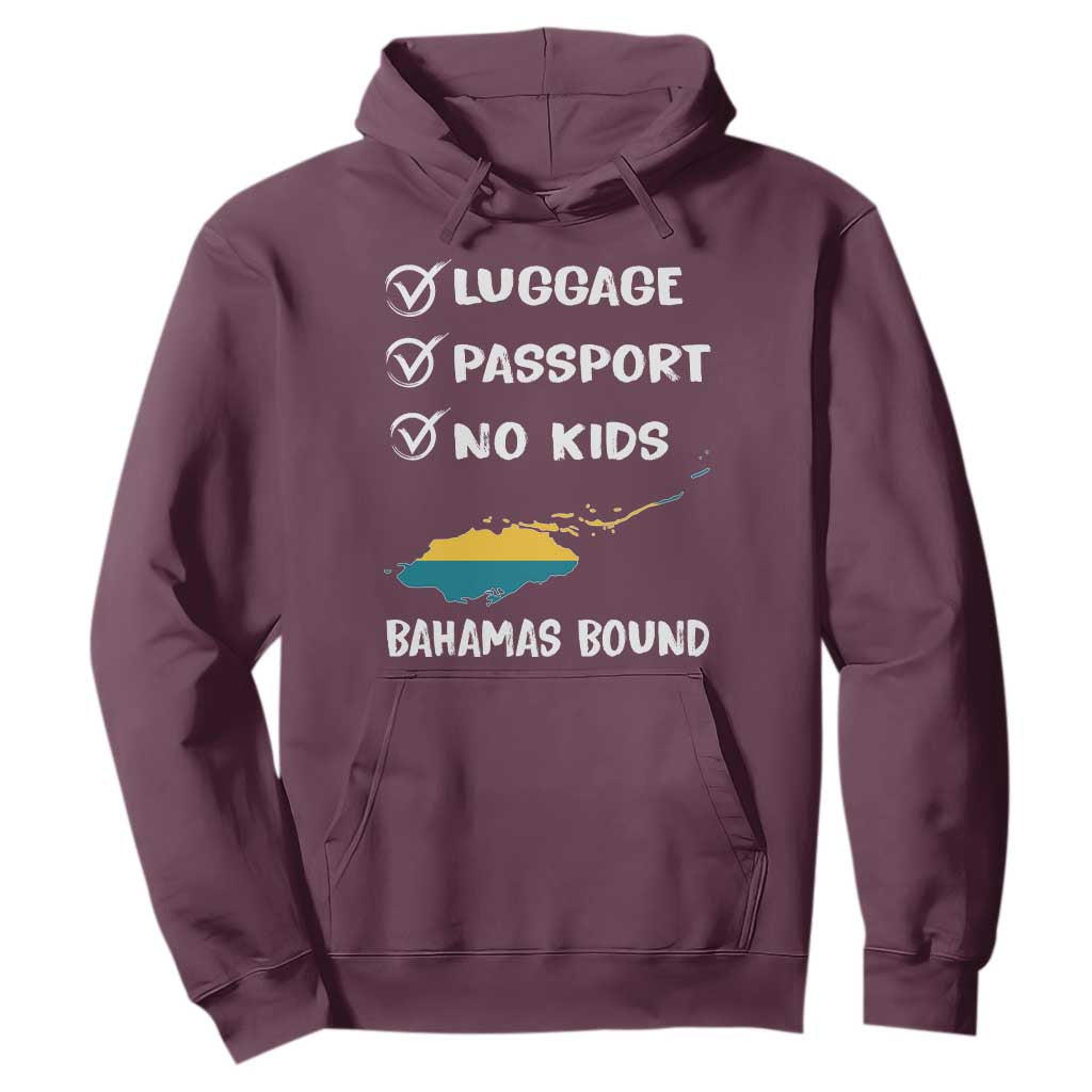 Bahamas Vacation Hoodie Funny Tropical Island Summer Travel TS10 Maroon Print Your Wear