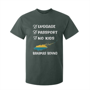 Bahamas Vacation T Shirt For Kid Funny Tropical Island Summer Travel TS10 Dark Forest Green Print Your Wear