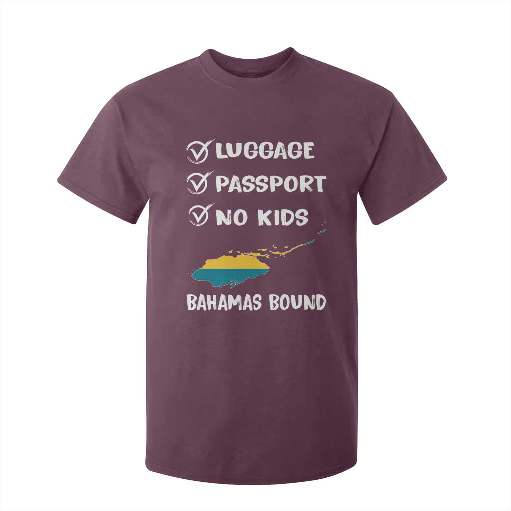 Bahamas Vacation T Shirt For Kid Funny Tropical Island Summer Travel TS10 Maroon Print Your Wear
