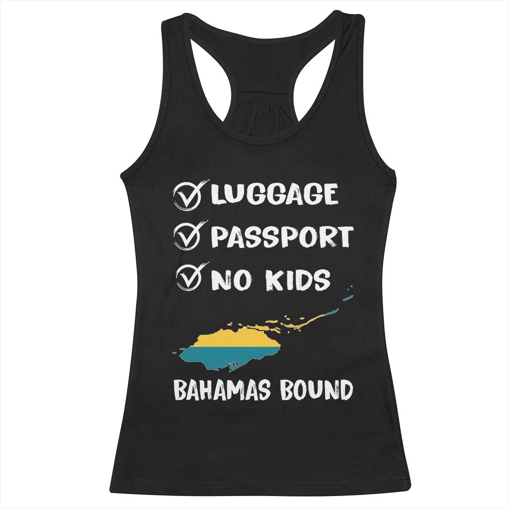 Bahamas Vacation Racerback Tank Top Funny Tropical Island Summer Travel TS10 Black Print Your Wear