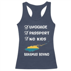 Bahamas Vacation Racerback Tank Top Funny Tropical Island Summer Travel TS10 Navy Print Your Wear