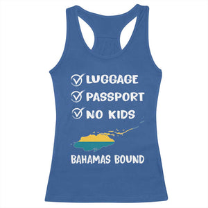 Bahamas Vacation Racerback Tank Top Funny Tropical Island Summer Travel TS10 Royal Blue Print Your Wear