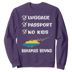 Bahamas Vacation Sweatshirt Funny Tropical Island Summer Travel TS10 Purple Print Your Wear