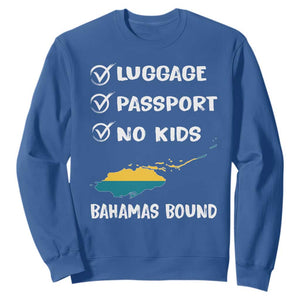 Bahamas Vacation Sweatshirt Funny Tropical Island Summer Travel TS10 Royal Blue Print Your Wear