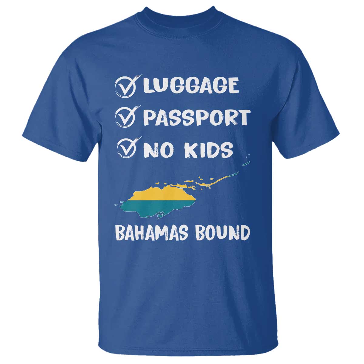 Bahamas Vacation T Shirt Funny Tropical Island Summer Travel TS10 Royal Blue Print Your Wear
