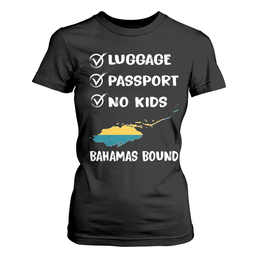 Bahamas Vacation T Shirt For Women Funny Tropical Island Summer Travel TS10 Black Print Your Wear
