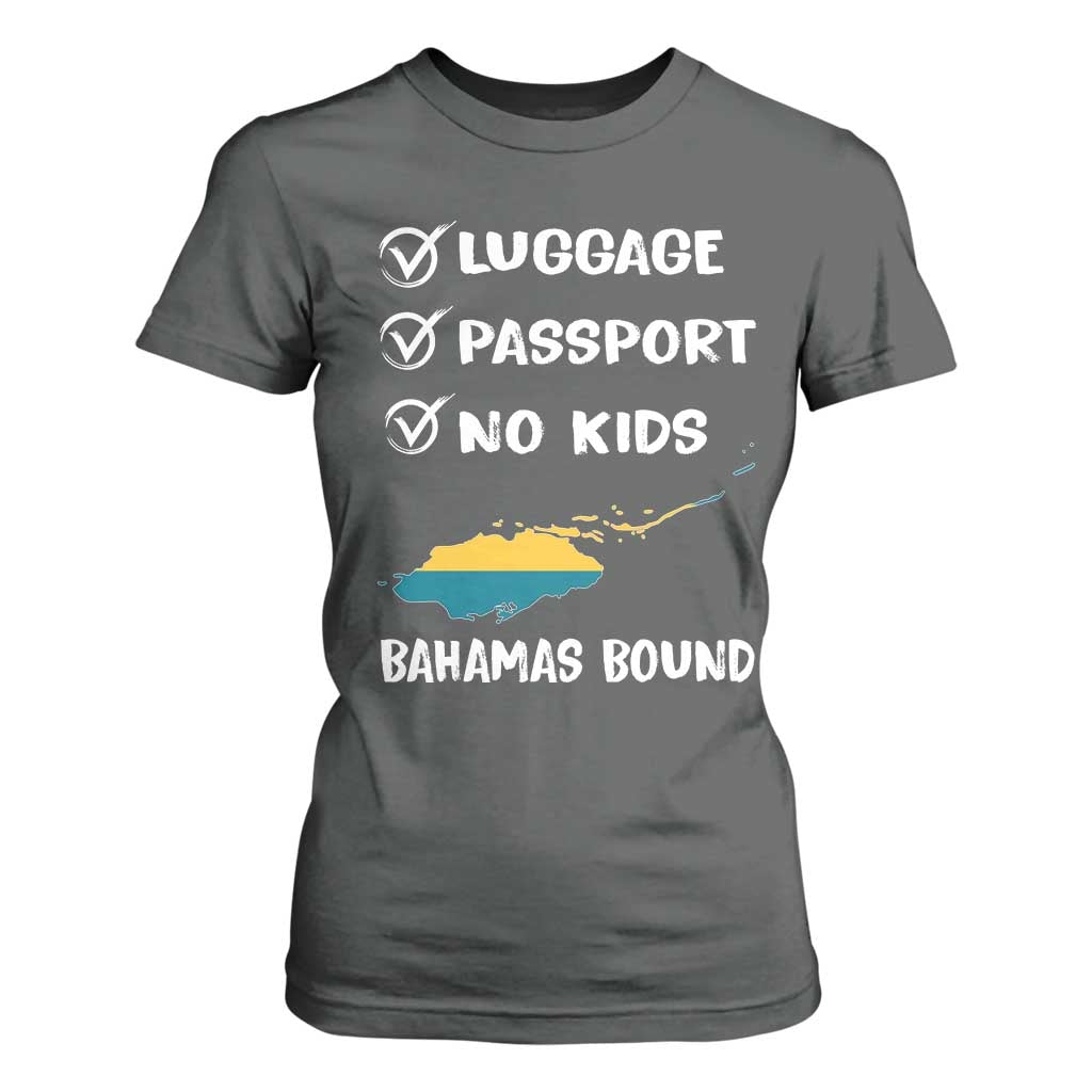 Bahamas Vacation T Shirt For Women Funny Tropical Island Summer Travel TS10 Dark Heather Print Your Wear