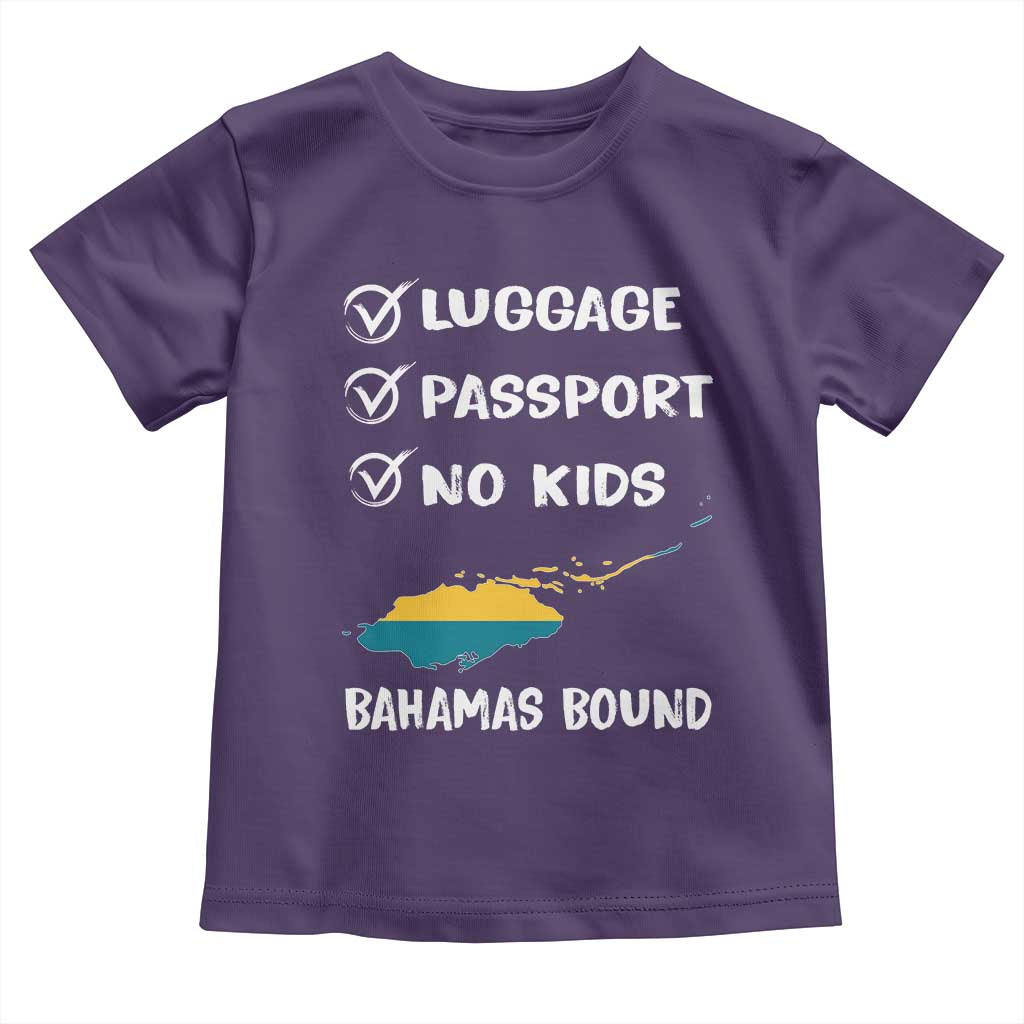Bahamas Vacation Toddler T Shirt Funny Tropical Island Summer Travel TS10 Purple Print Your Wear