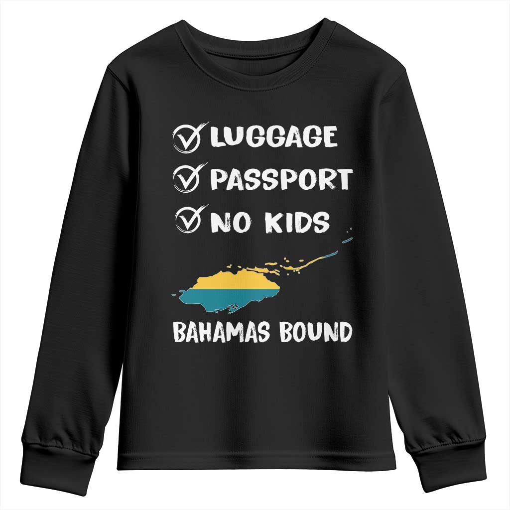 Bahamas Vacation Youth Sweatshirt Funny Tropical Island Summer Travel TS10 Black Print Your Wear