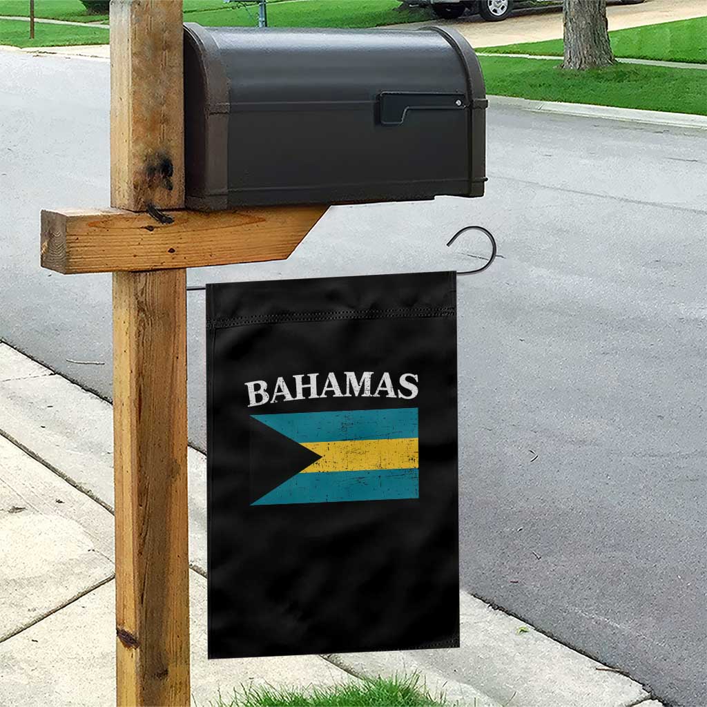 Bahamas Flag Garden Flag Retro Vintage Bahamian Gifts TS10 Print Your Wear