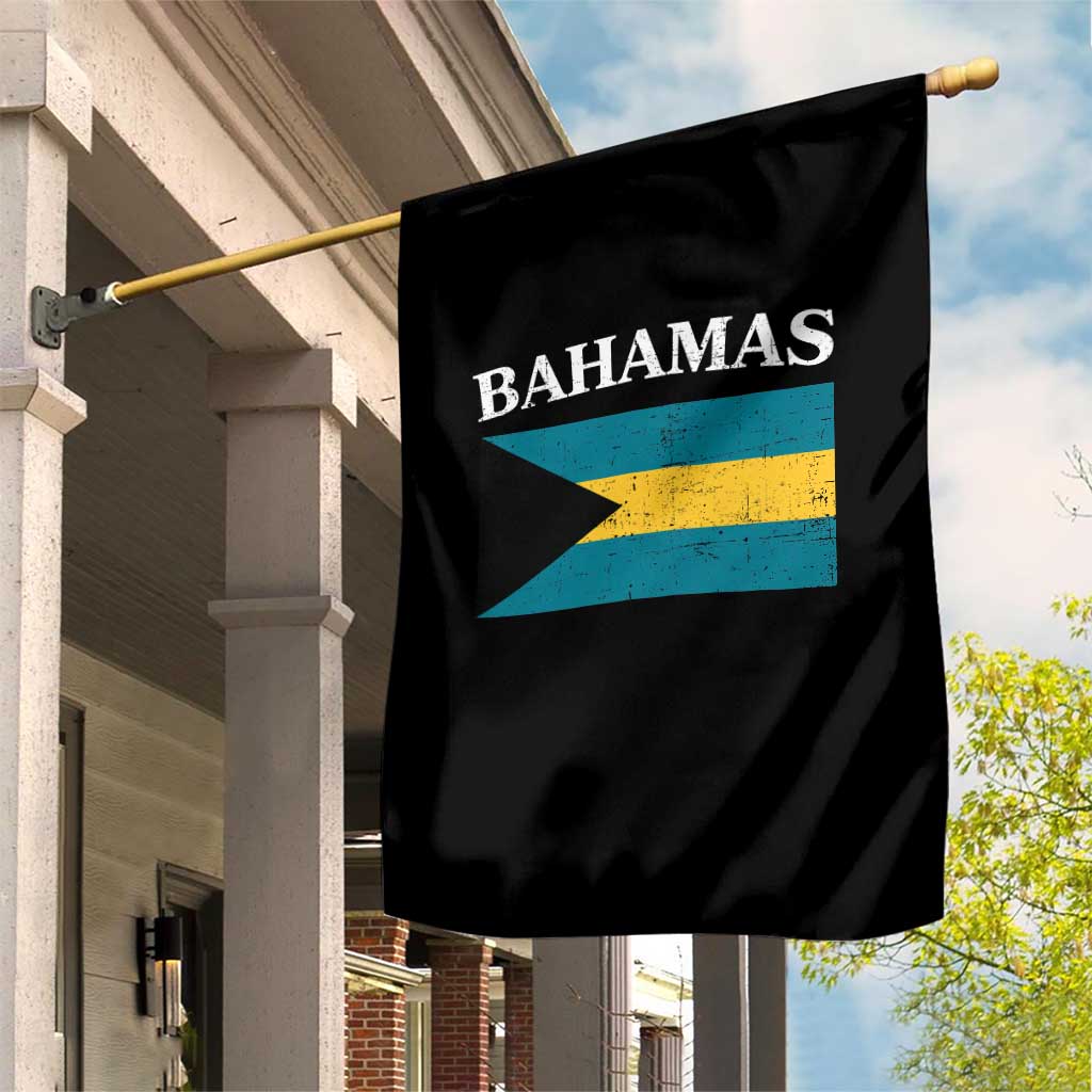 Bahamas Flag Garden Flag Retro Vintage Bahamian Gifts TS10 Print Your Wear