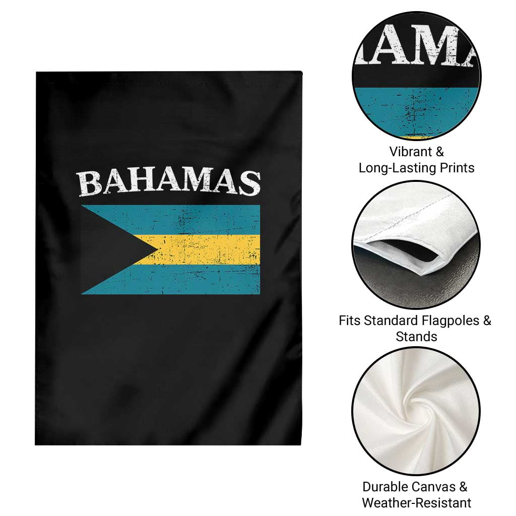 Bahamas Flag Garden Flag Retro Vintage Bahamian Gifts TS10 Print Your Wear
