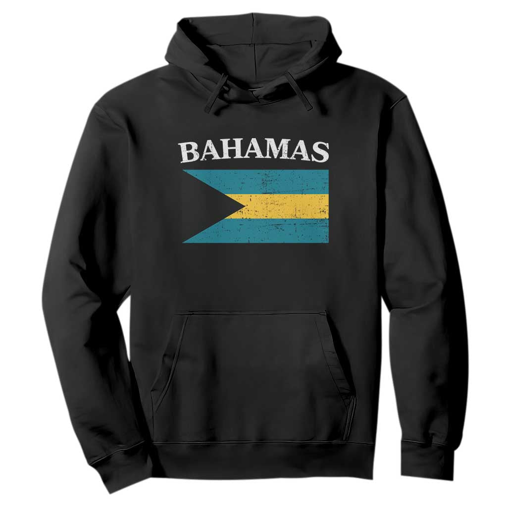 Bahamas Flag Hoodie Retro Vintage Bahamian Gifts TS10 Black Print Your Wear