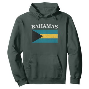 Bahamas Flag Hoodie Retro Vintage Bahamian Gifts TS10 Dark Forest Green Print Your Wear
