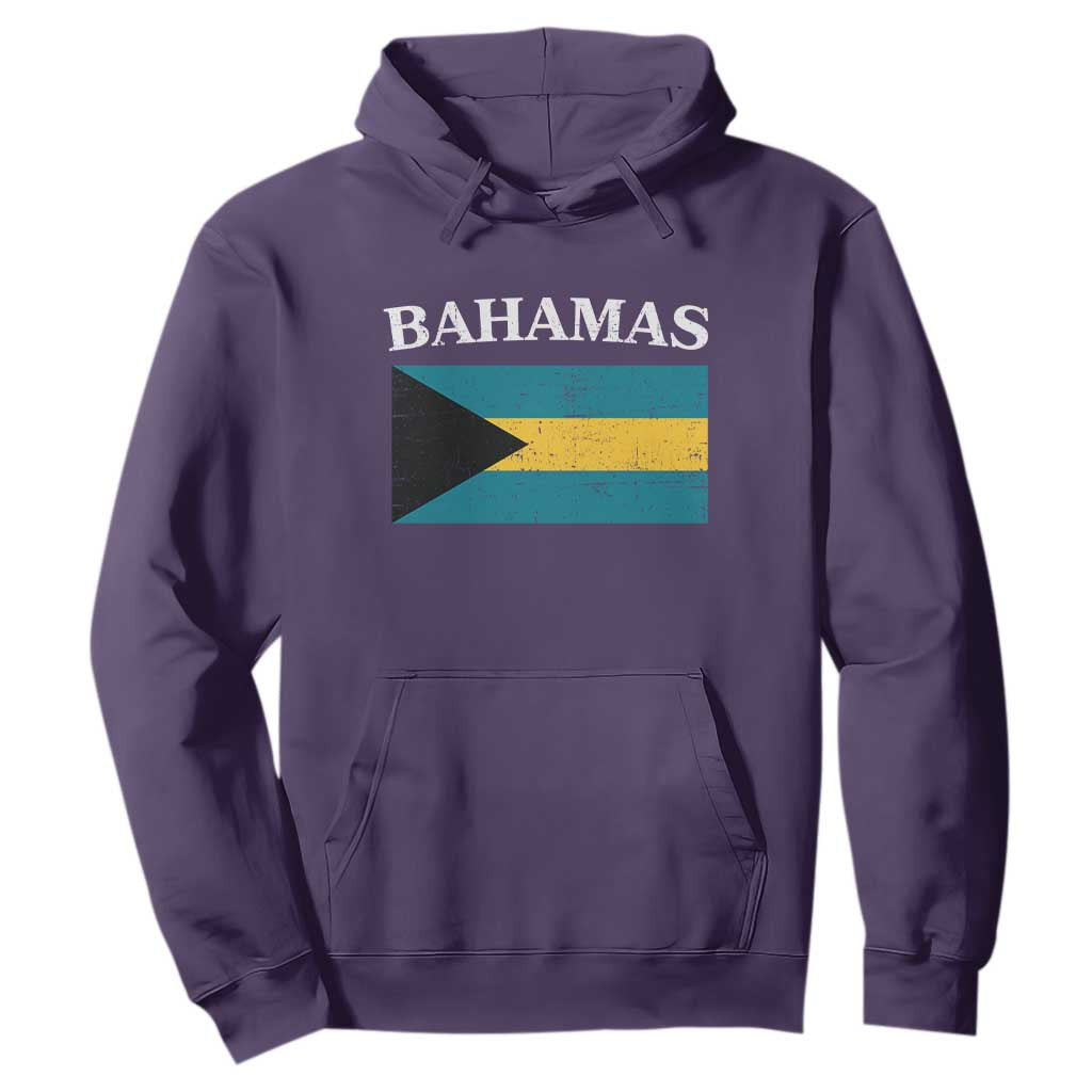 Bahamas Flag Hoodie Retro Vintage Bahamian Gifts TS10 Purple Print Your Wear