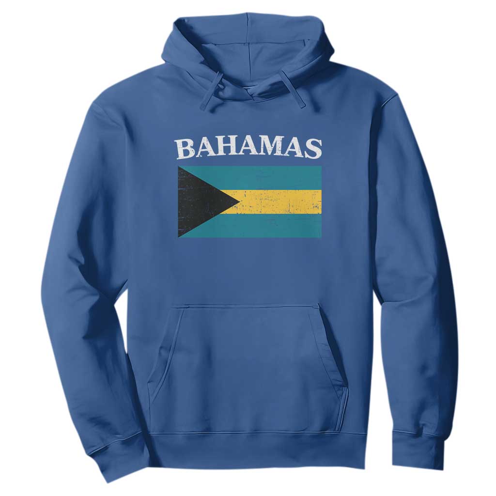Bahamas Flag Hoodie Retro Vintage Bahamian Gifts TS10 Royal Blue Print Your Wear