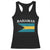 Bahamas Flag Racerback Tank Top Retro Vintage Bahamian Gifts TS10 Black Print Your Wear